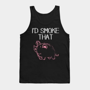 I'd Smoke that Pig BBQ Tank Top